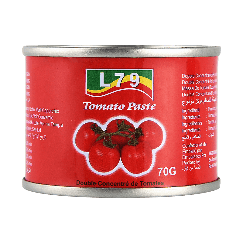 70G CANNED (mudah terbuka/ terbuka keras) pasta tomat terkonsentrasi